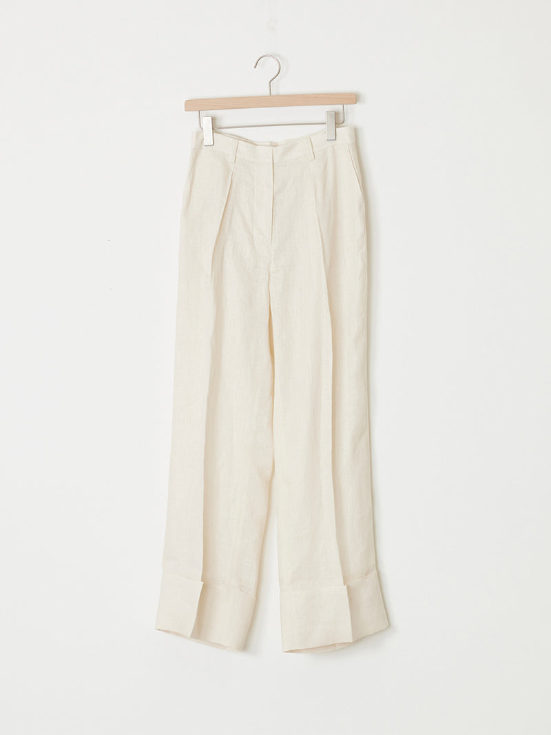 《ADAWAS/EZ》STALL SET LINEN TROUSERS