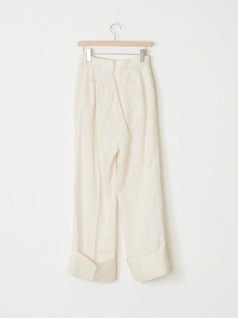 《ADAWAS/EZ》STALL SET LINEN TROUSERS