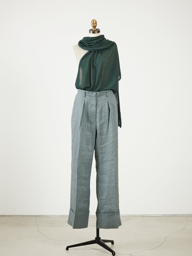 《ADAWAS/EZ》STALL SET LINEN TROUSERS