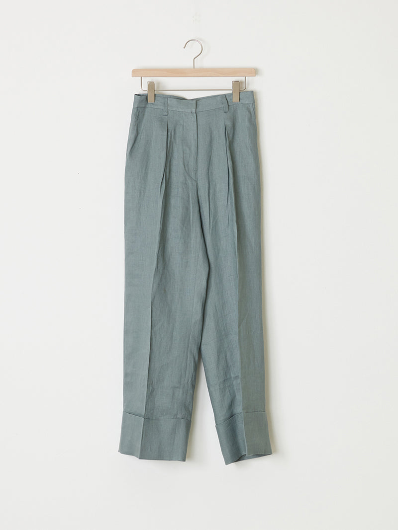《ADAWAS/EZ》STALL SET LINEN TROUSERS