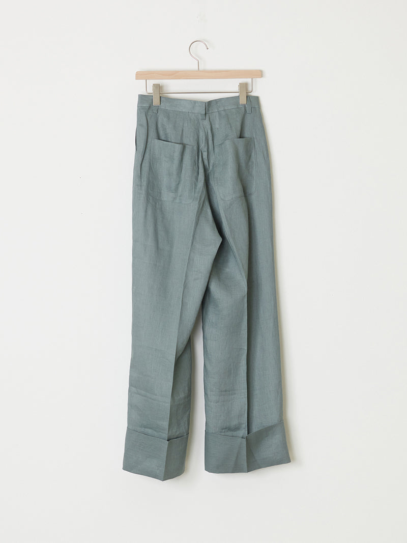 《ADAWAS/EZ》STALL SET LINEN TROUSERS