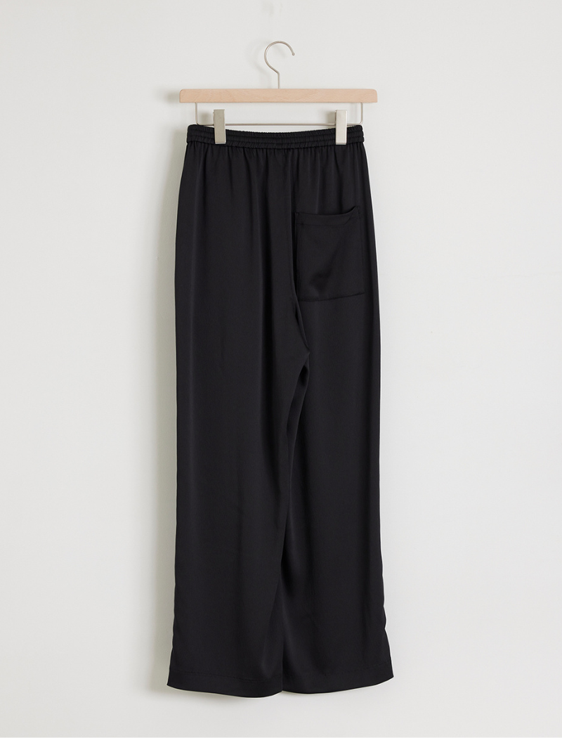 HAMMERED SATIN EASY PANTS
