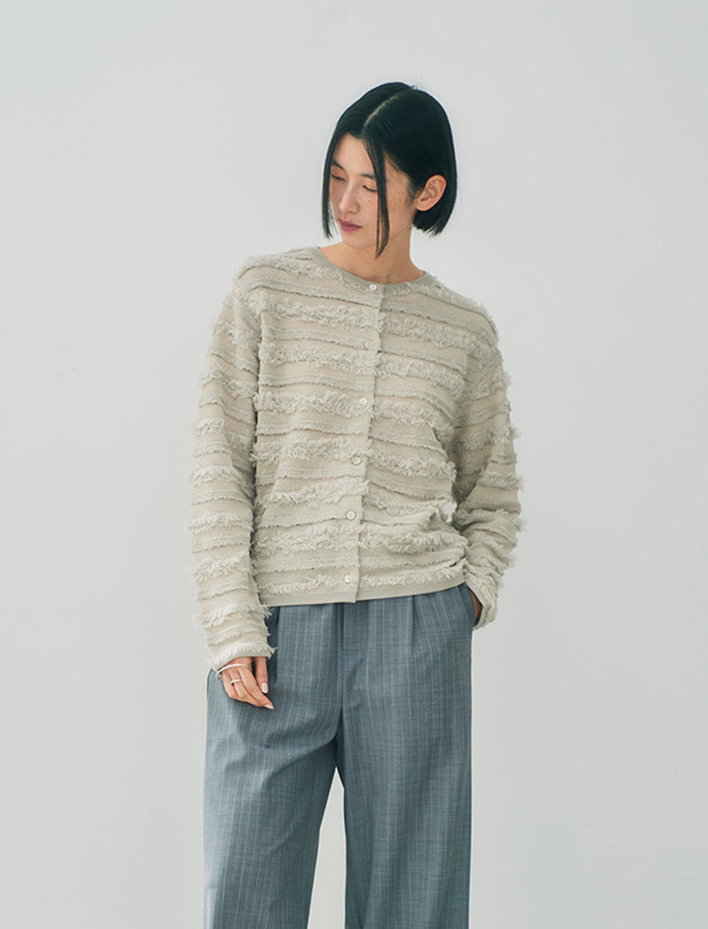 FRINGE KNIT CARDIGAN