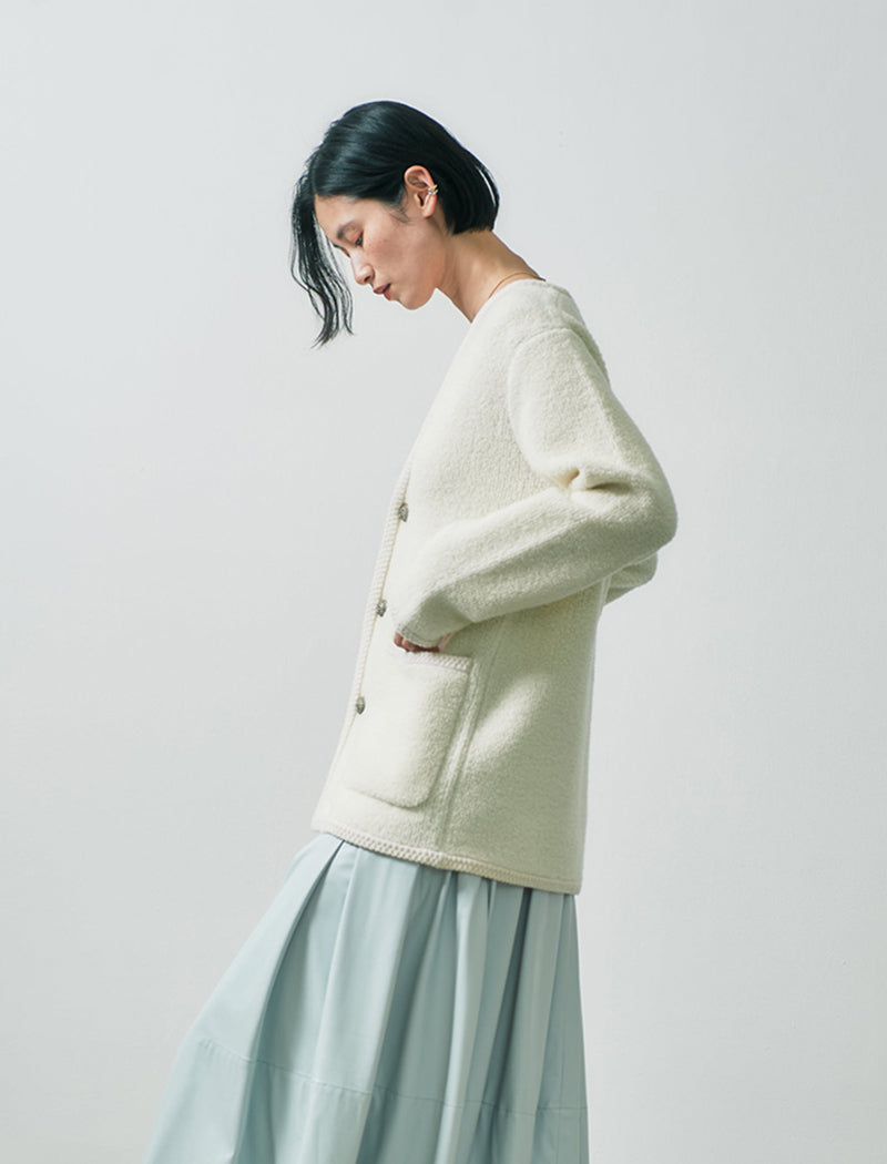LOOP KNITTED JACKET