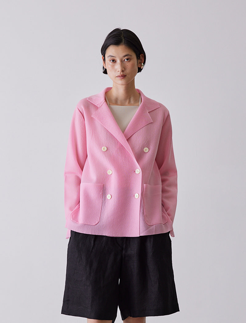 SEMI-SHEER KNIT JACKET
