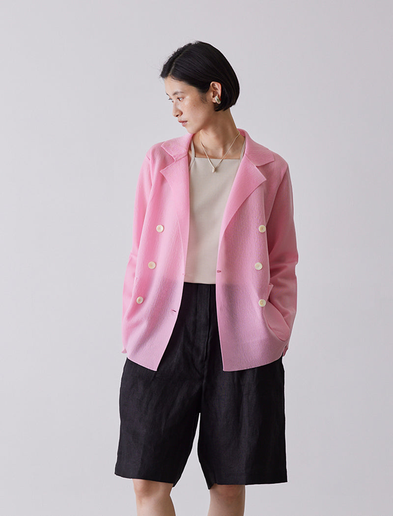 SEMI-SHEER KNIT JACKET