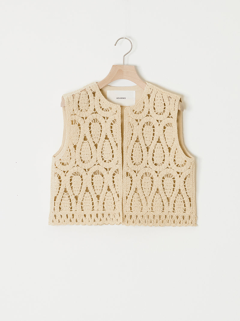 CORD EMBROIDERY  VEST