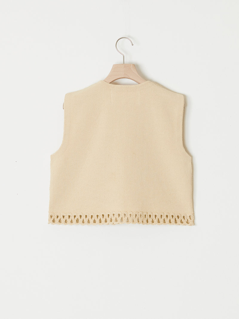 CORD EMBROIDERY  VEST