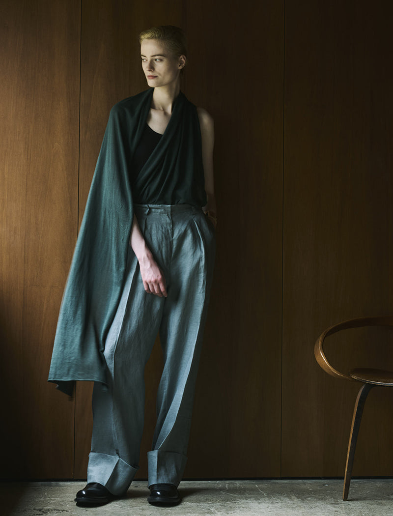 《ADAWAS/EZ》STALL SET LINEN  TROUSERS