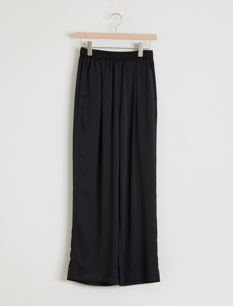 HAMMERED SATIN EASY PANTS